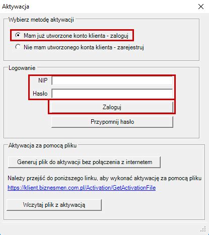 Ponowna aktywacja oprogramowania .